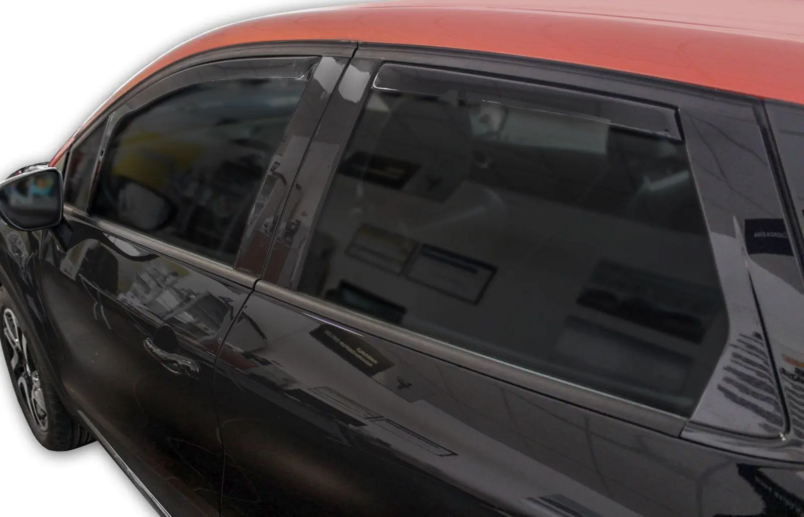 Vindavvisere RENAULT CAPTUR 5-dørs 2013-2019 sett 4 stk. – bilde 4
