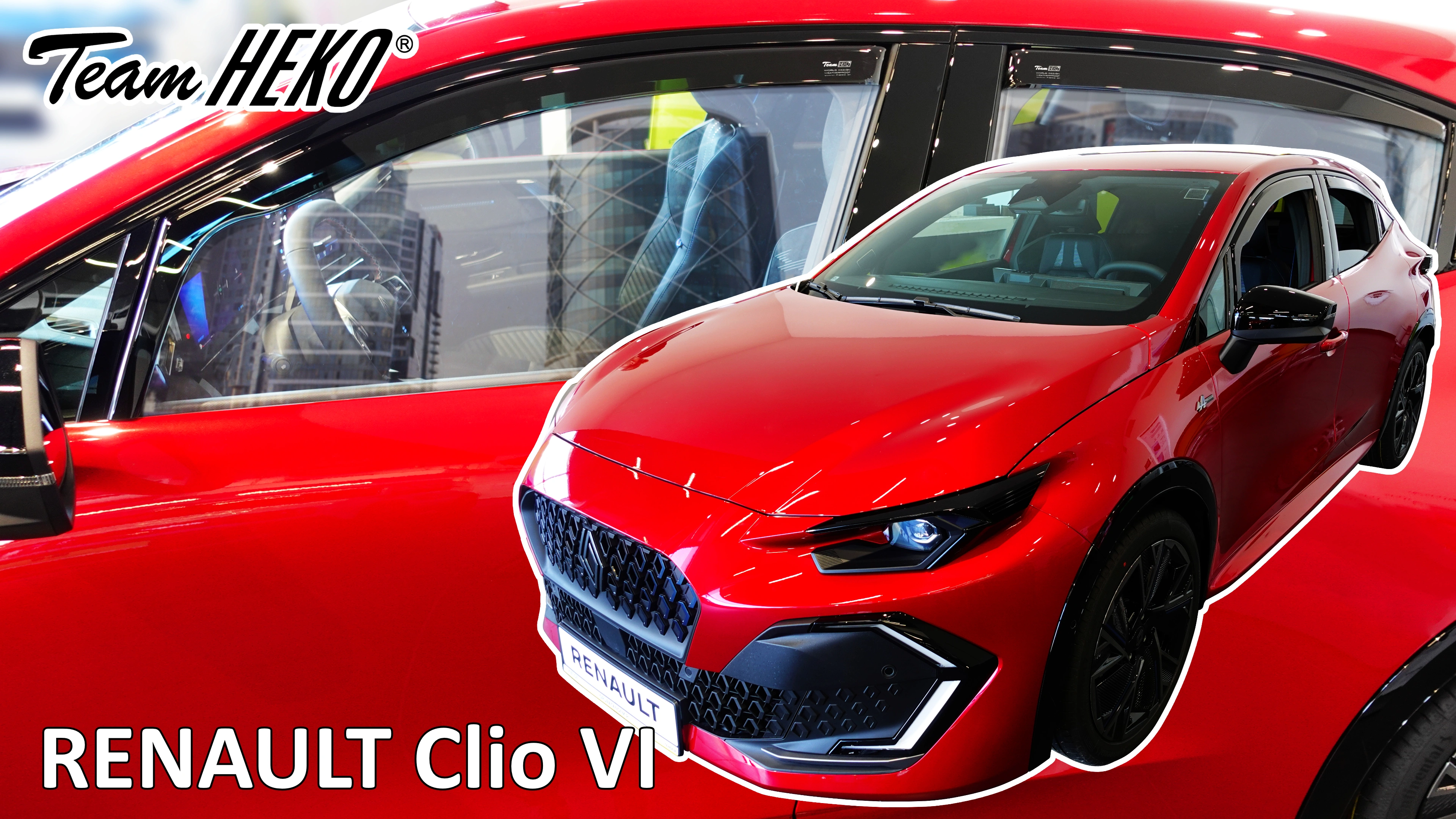 Vindavvisere Renault Clio VI 2025 -> │ sett 4 stk.