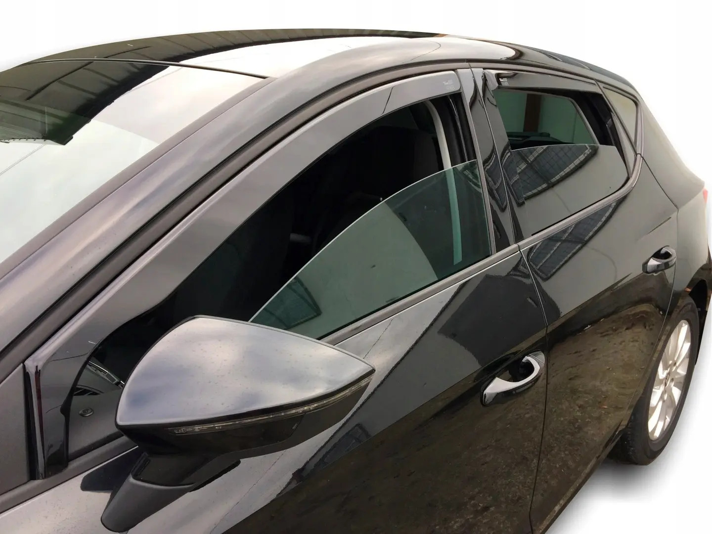 Vindavvisere SEAT LEON III 5-dørs 2013 - 2020 sett 4 stk. – bilde 2