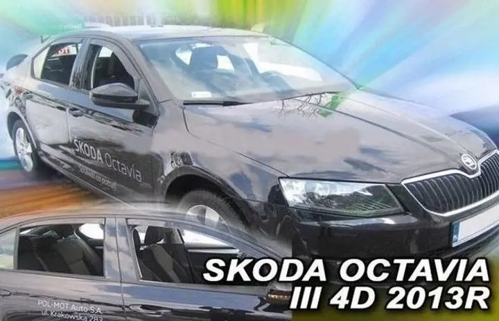 Vindavvisere Skoda Octavia III Liftback 2012 - 2020 sett │ 4 stk.