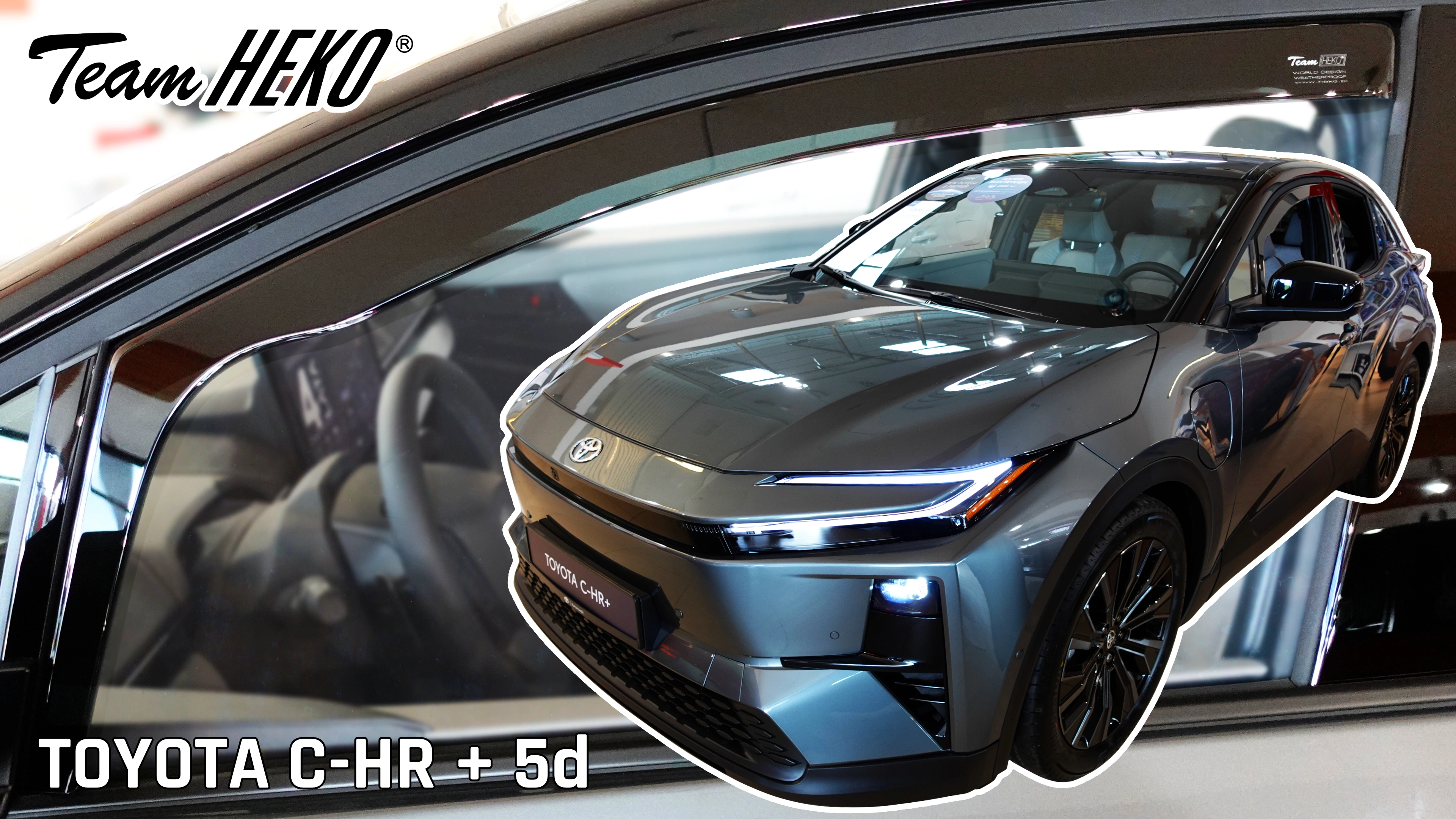 Vindavvisere Toyota C-HR+ 2025 -> │ sett 2 stk.