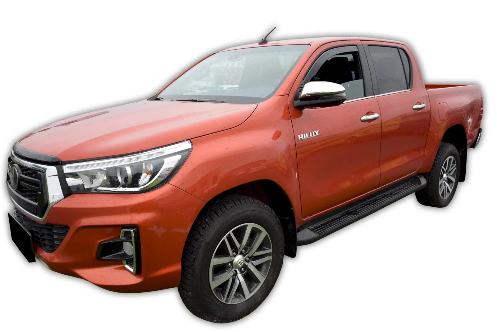 Vindavvisere Toyota Hilux VIII 2015 -> │ sett 2 stk. (Kun for firedørs versjon av bilen)