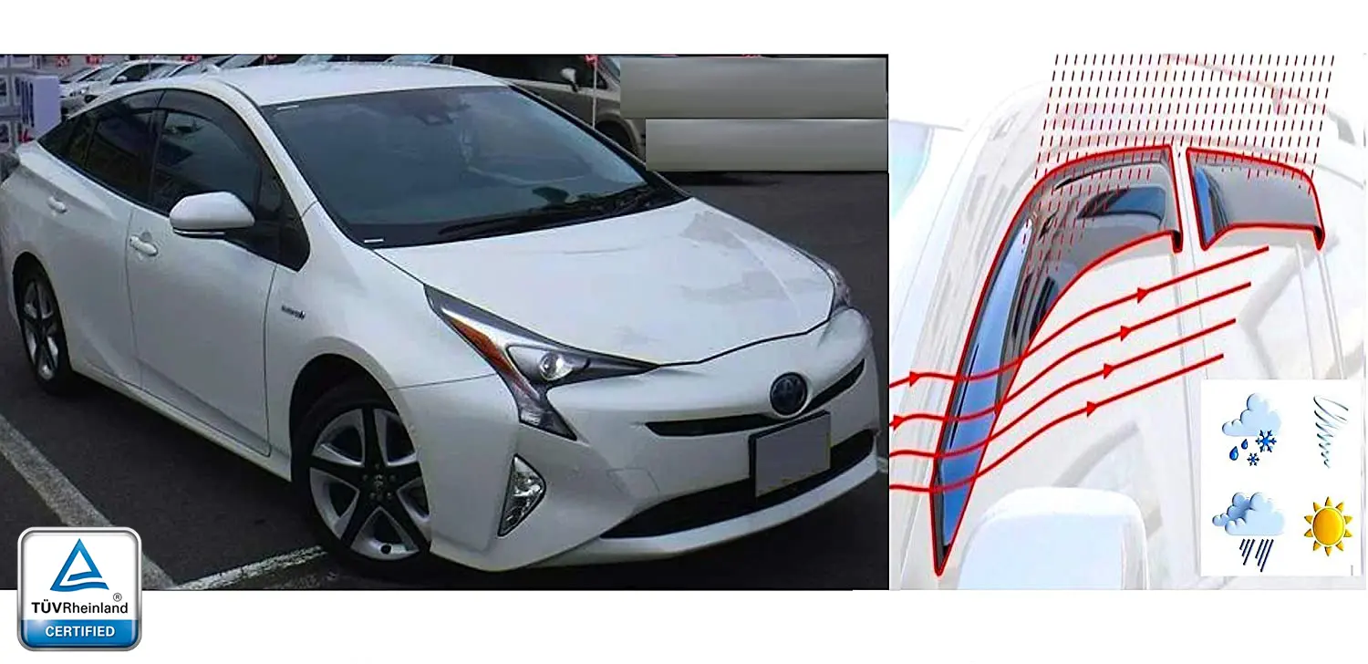 Vindavvisere Toyota Prius (XW50) 2015 - 2023 │ sett 4 stk.