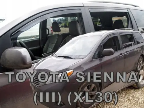 Vindavvisere TOYOTA SIENNA (III) XL30 5-dørs 2010-2020 sett 4 stk.