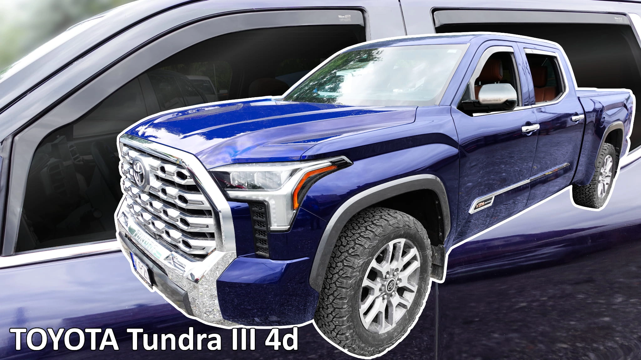 Vindavvisere Toyota Tundra III Crewmax 2021 -> │ sett 4 stk.