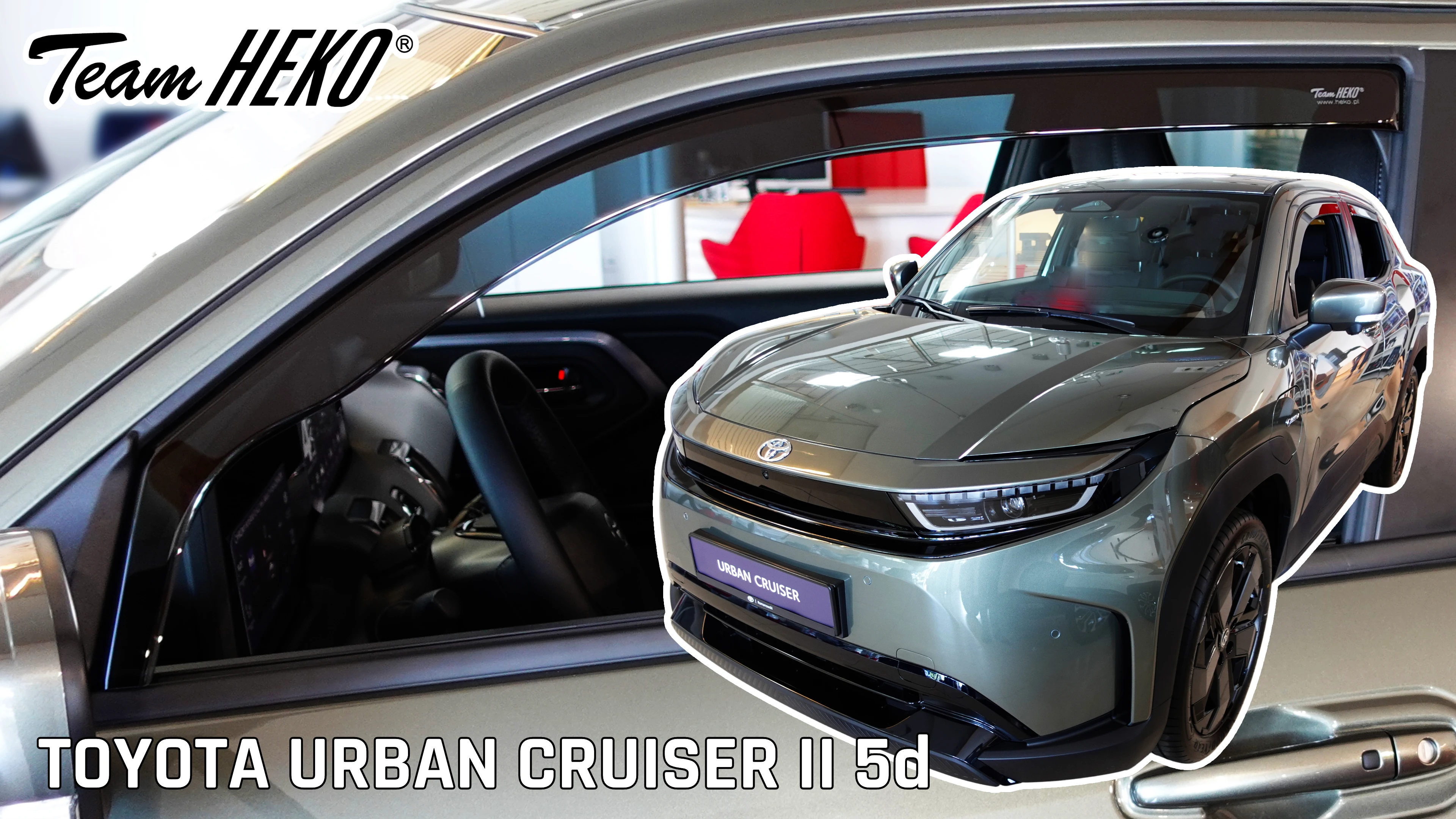 Vindavvisere Toyota Urban Cruiser II EV 2025 -> │ sett 2 stk.