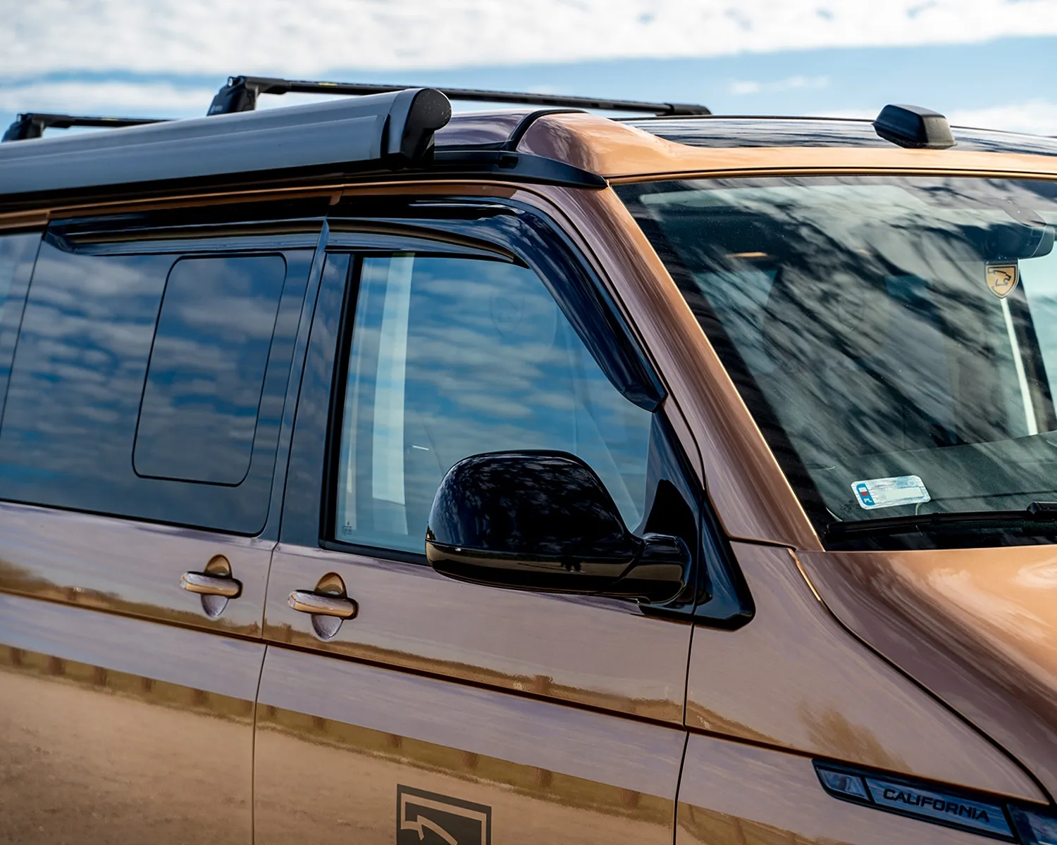Vindavvisere VW T5 2003 - 2015 │ Outside Mount Wind Deflectors - sett 4 stk.