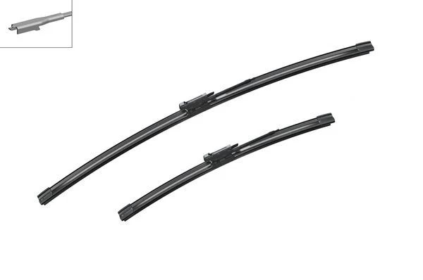 Vindusviskere foran Tesla Model X │ Bosch Aerotwin Jet Blade med innebygd spyler - sett 2 stk. – bilde 2