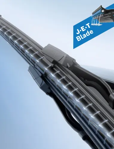Vindusviskere foran Tesla Model X │ Bosch Aerotwin Jet Blade med innebygd spyler - sett 2 stk. – bilde 5