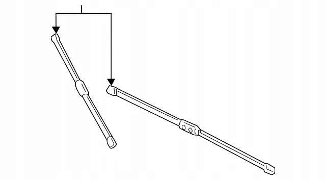 Vindusviskere Volvo XC60 II 2017 -> │ Genuine® Unheated Windshield Wiper Blade - sett 2 stk. Image 4