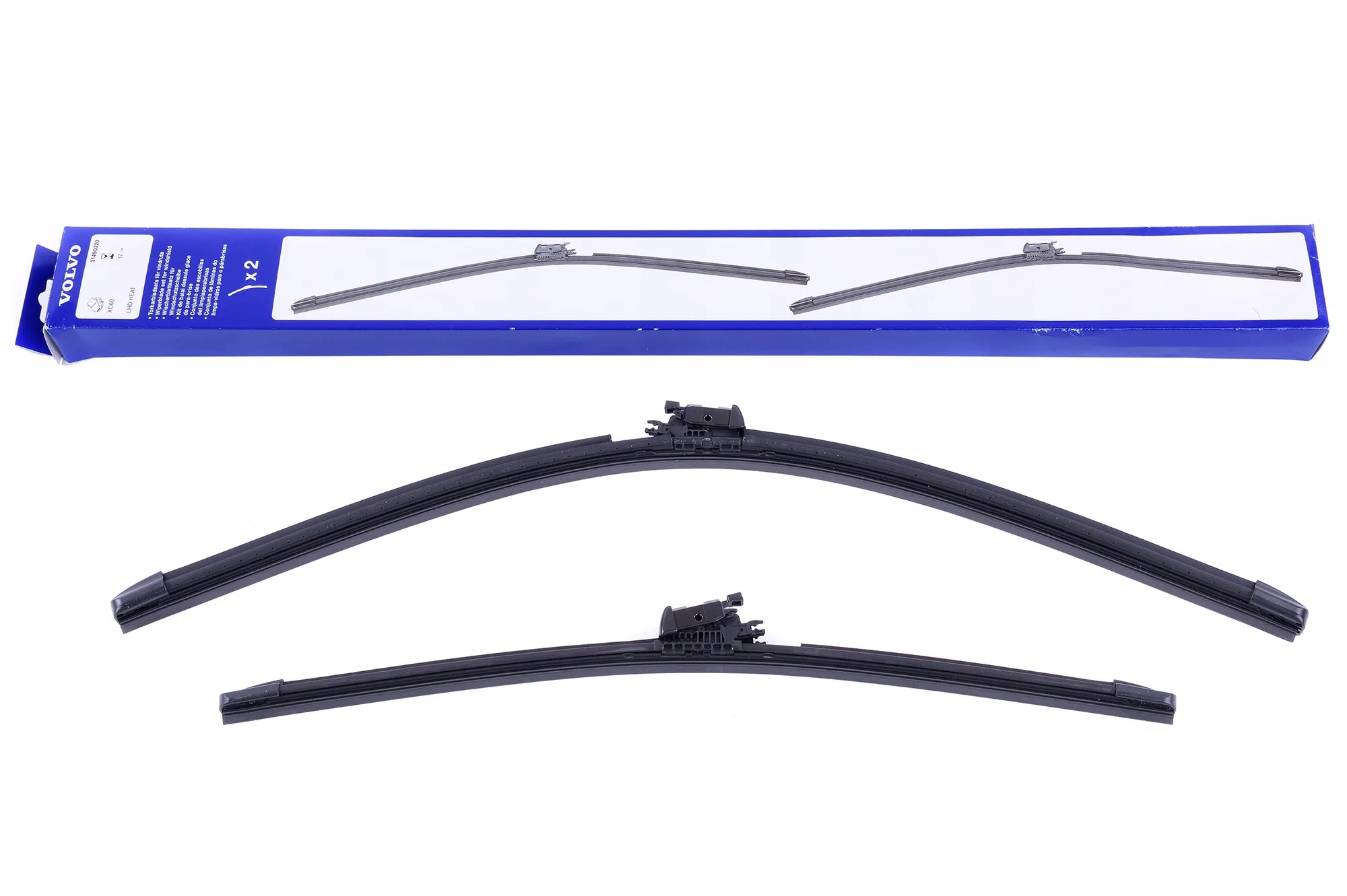 Vindusviskere Volvo XC60 II 2017 -> │ Oppvarmet med integrert spyling - Genuine® Heated Windshield Wiper Blade - sett 2 stk. Image 1