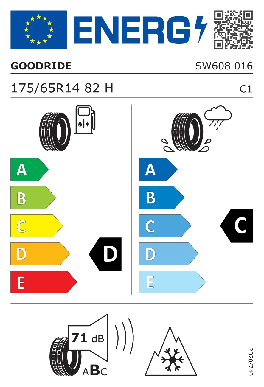 Vinterdekk GoodRide SW608 91H  │ 175/65 R14 – bilde 6