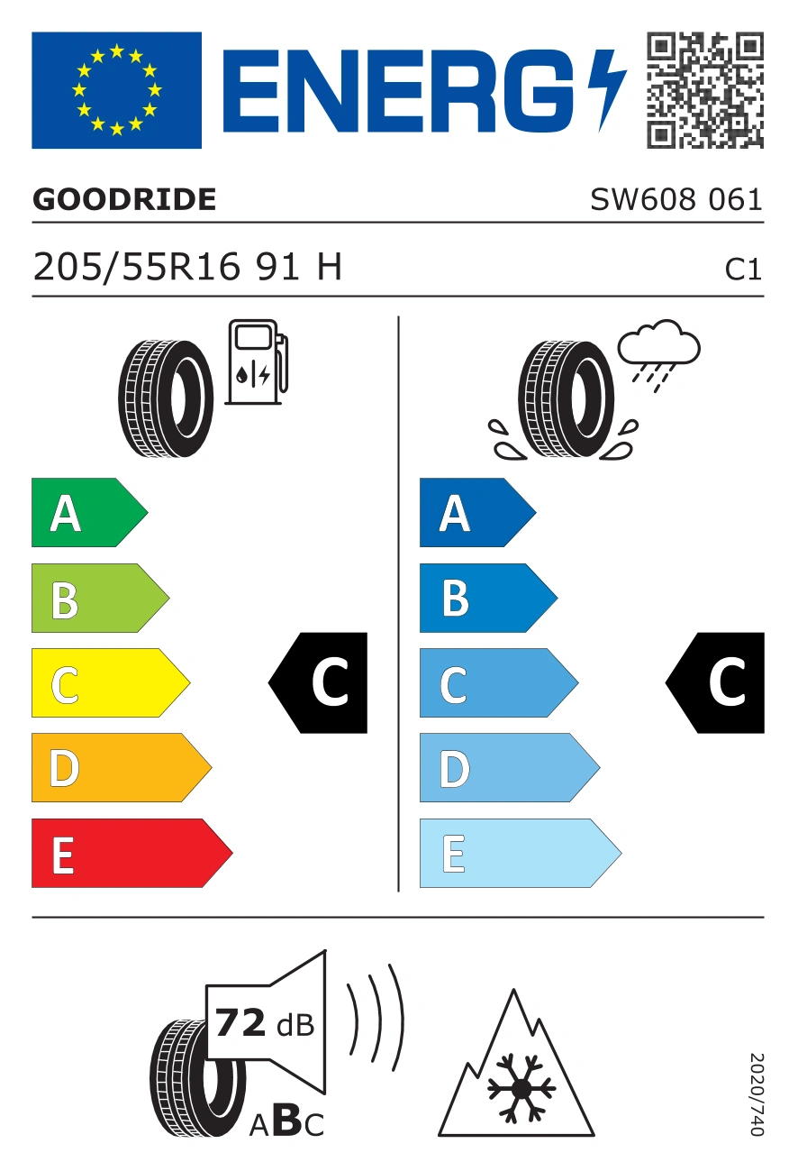 Vinterdekk GoodRide SW608 91H  │ 205/55 R16 – bilde 6