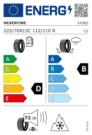 Vinterdekk Nexen Winguard WT1 112/110R 3PMSF │ 225/70 R15C – bilde 6
