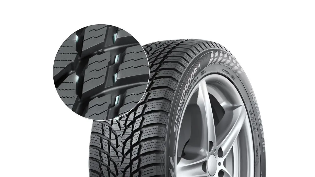 Vinterdekk Nokian Snowproof 1 3PMSF 88Q XL │ 155/70 R19 – bilde 5