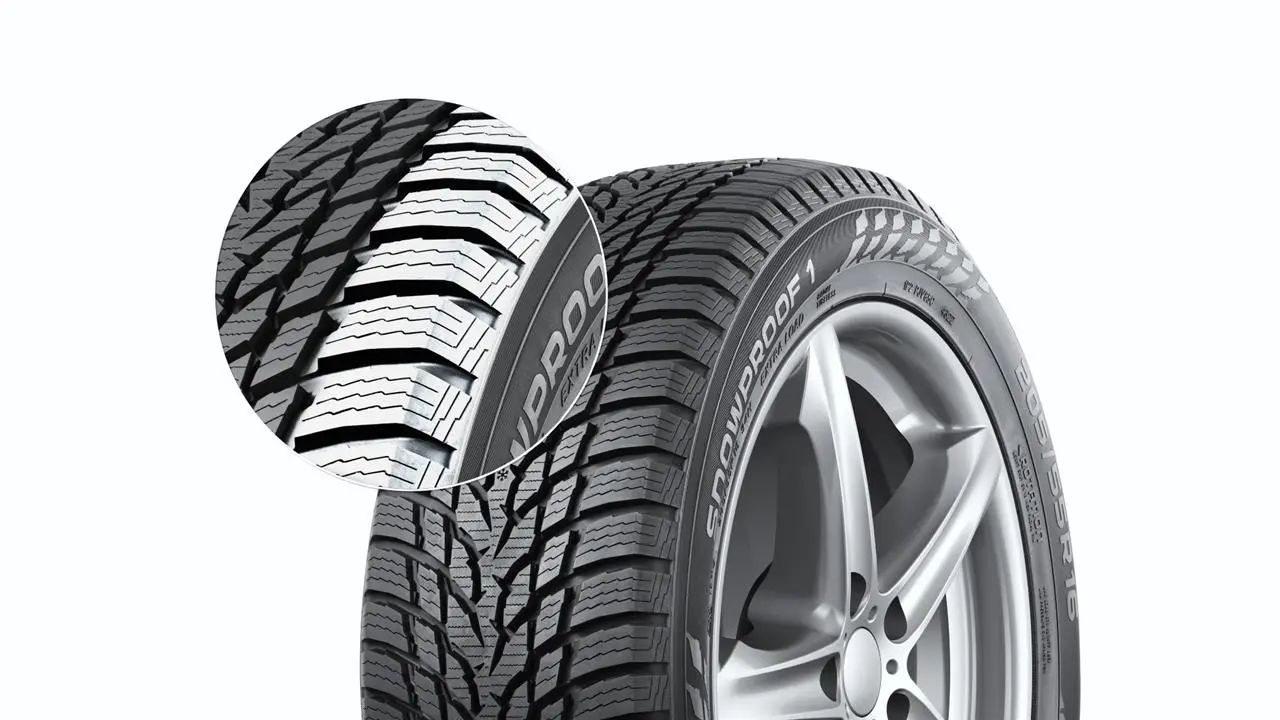 Vinterdekk Nokian Snowproof 1 3PMSF 88Q XL │ 155/70 R19 – bilde 6