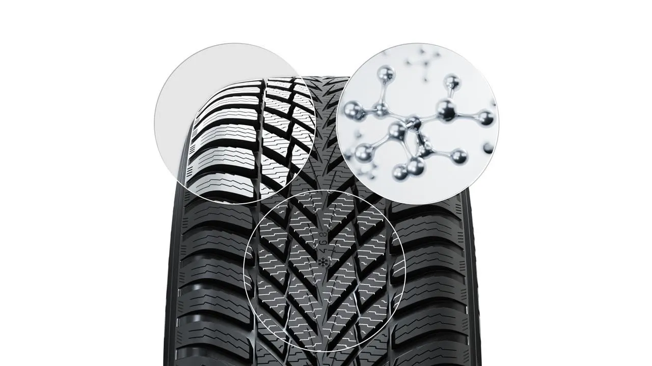 Vinterdekk Nokian Snowproof 2 SUV 3PMSF 107H XL │ 235/60 R18 – bilde 7