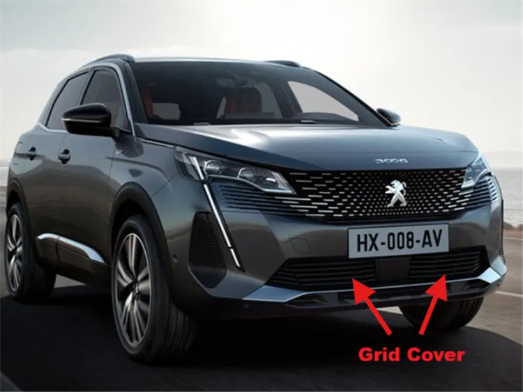 Vinterdeksel til grill Peugeot 3008 │ sett 2 stk.