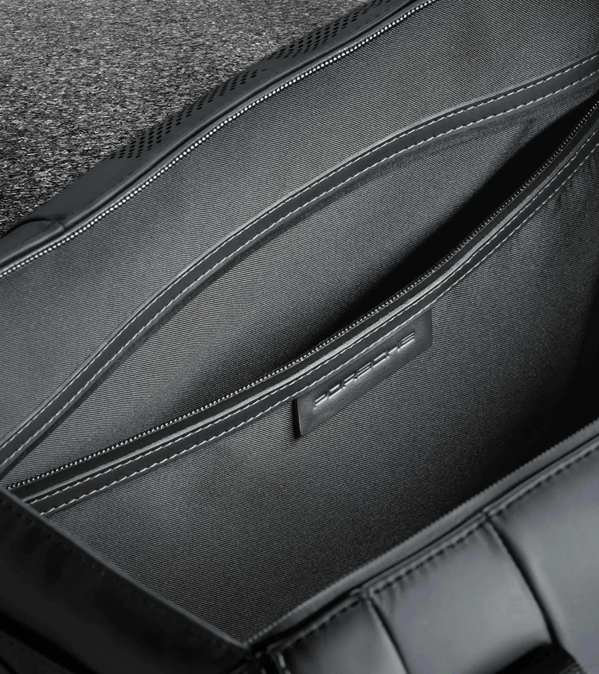 Weekendveske Porsche Tequipment liten │ Skinn, svart – bilde 5