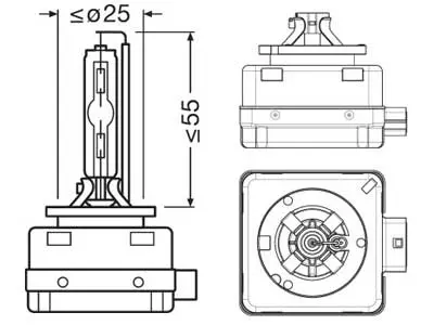 Xenonpære D1S Osram Xenarc Night Breaker Laser +220% (Next Gen) - sett 2 stk. Image 6