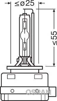 Xenonpære D1S Osram Xenarc Ultra Life Extra Lifetime - 1 stk. – bilde 7