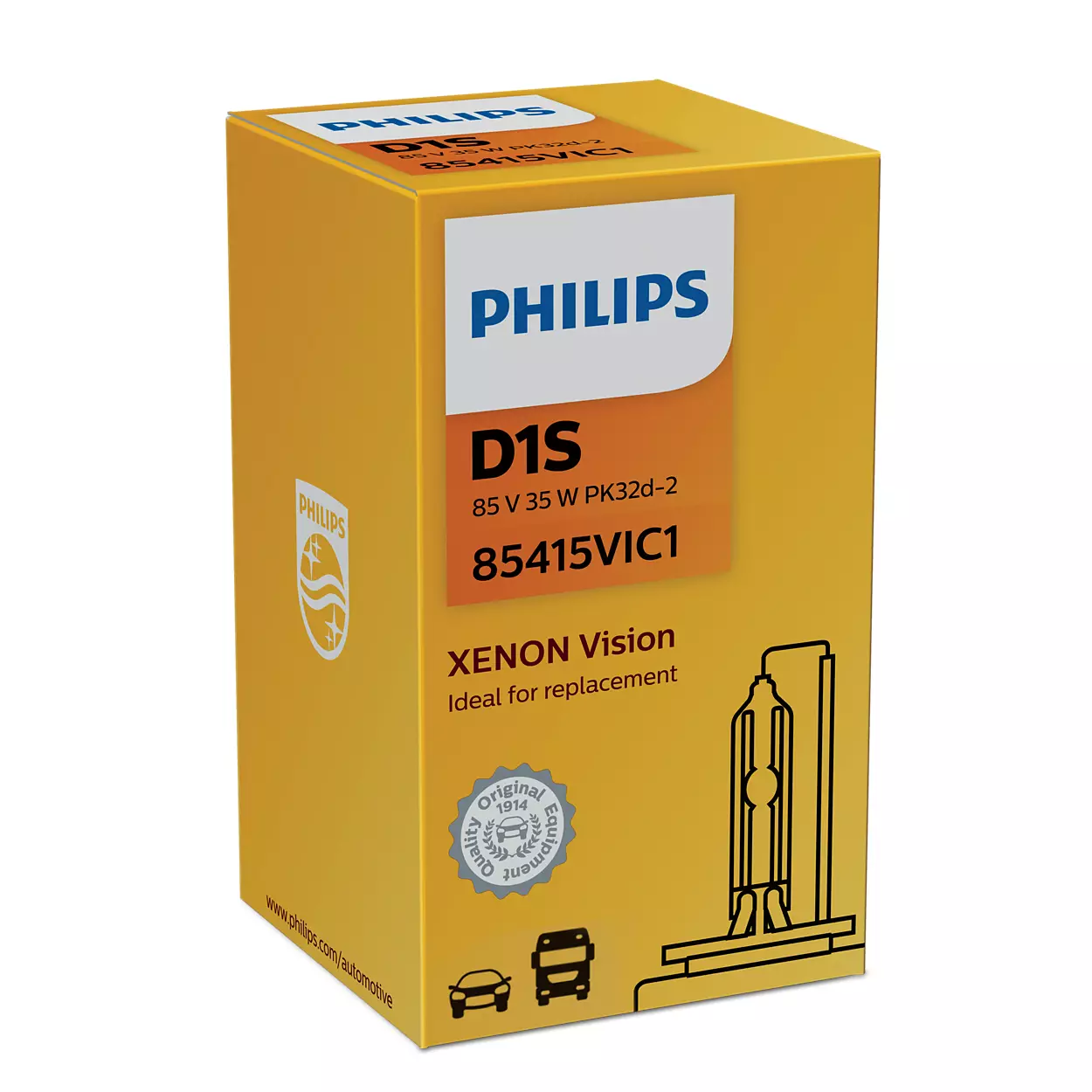 Xenonpære D1S Philips Xenon Vision - 1 stk. Image 1