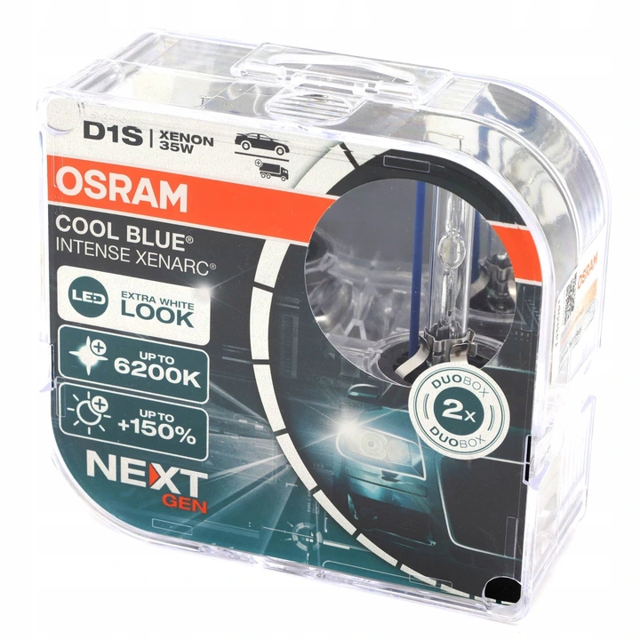 Xenonpære D1S Xenarc Osram Cool Blue Intense (NEXT GEN) - sett 2 stk. Image 2