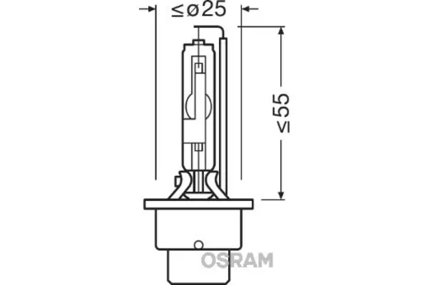 Xenonpære D2R Osram Xenarc Original Line - 1 stk. Image 7
