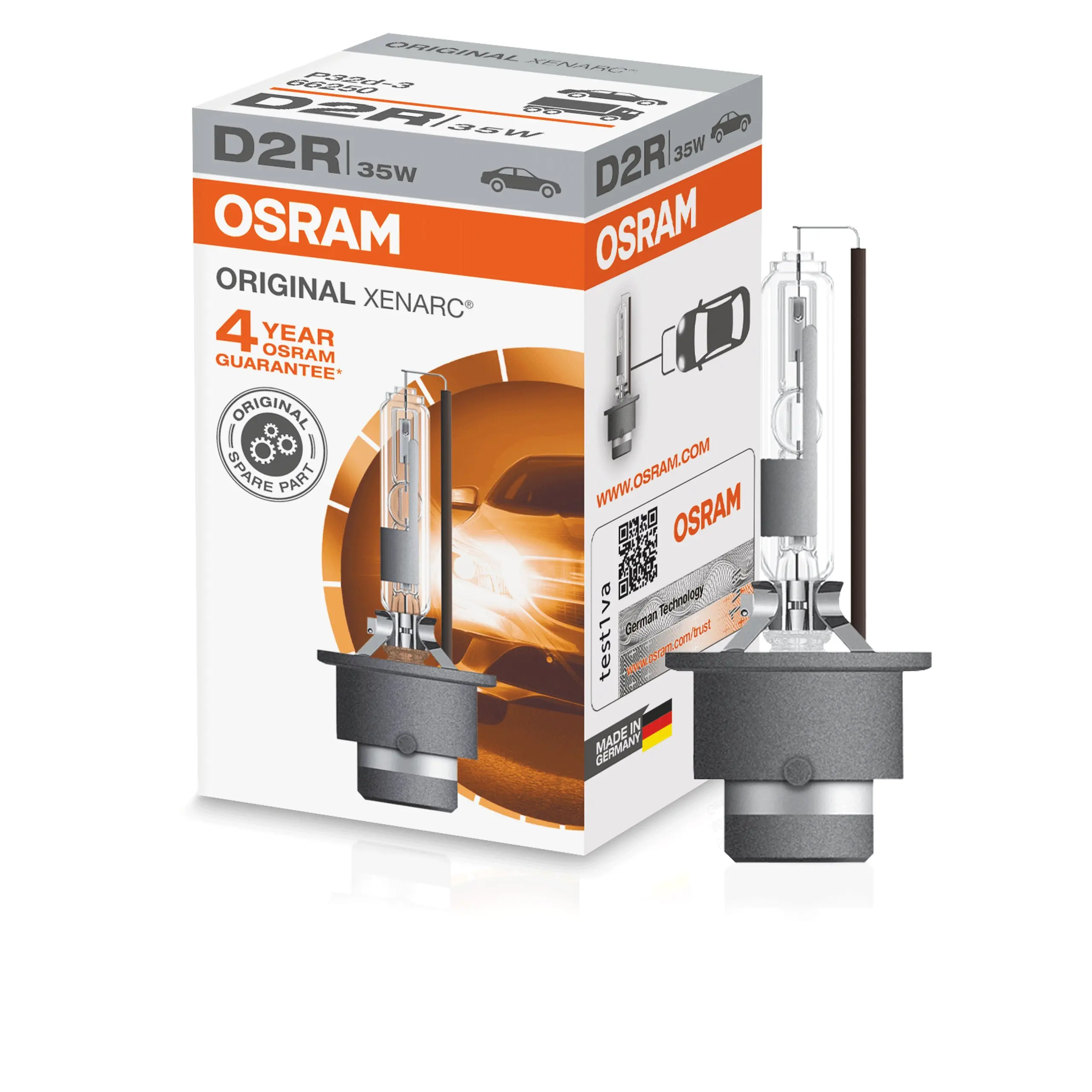 Xenonpære D2R Osram Xenarc Original Line - 1 stk. Image 8