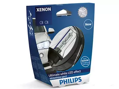 Xenonpære D2R Philips Ultimate White Vision gen2 - 1 stk. Image 1