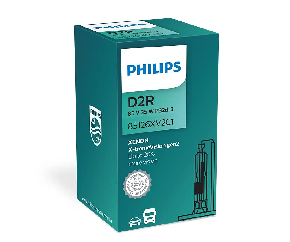 Xenonpære D2R Philips X-tremeVision gen2 +150% - 1 stk. Image 1