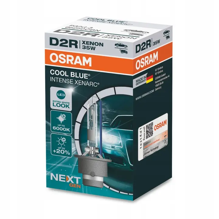 Xenonpære D2R Xenarc Osram Cool Blue Intense (NEXT GEN) - 1 stk.
