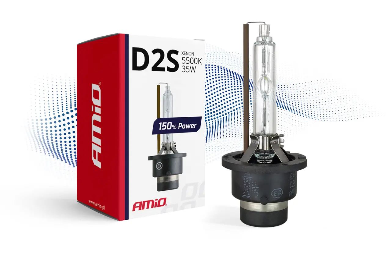 Xenonpære D2S Amio +150% Power 5500K - 1 stk. Image 1