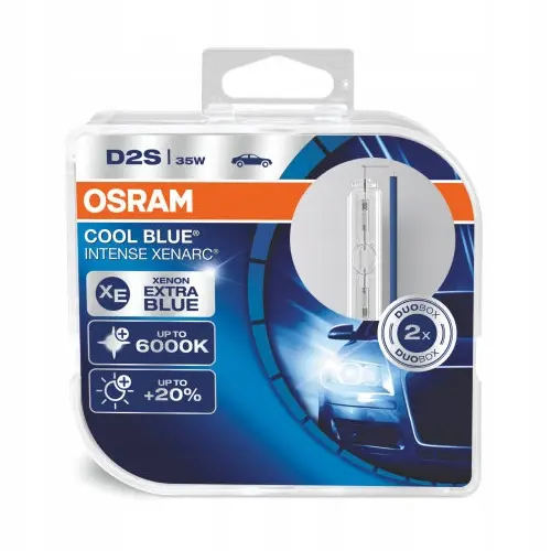 Xenonpære D2S Osram Cool Blue Intense Xenarc - sett 2 stk.