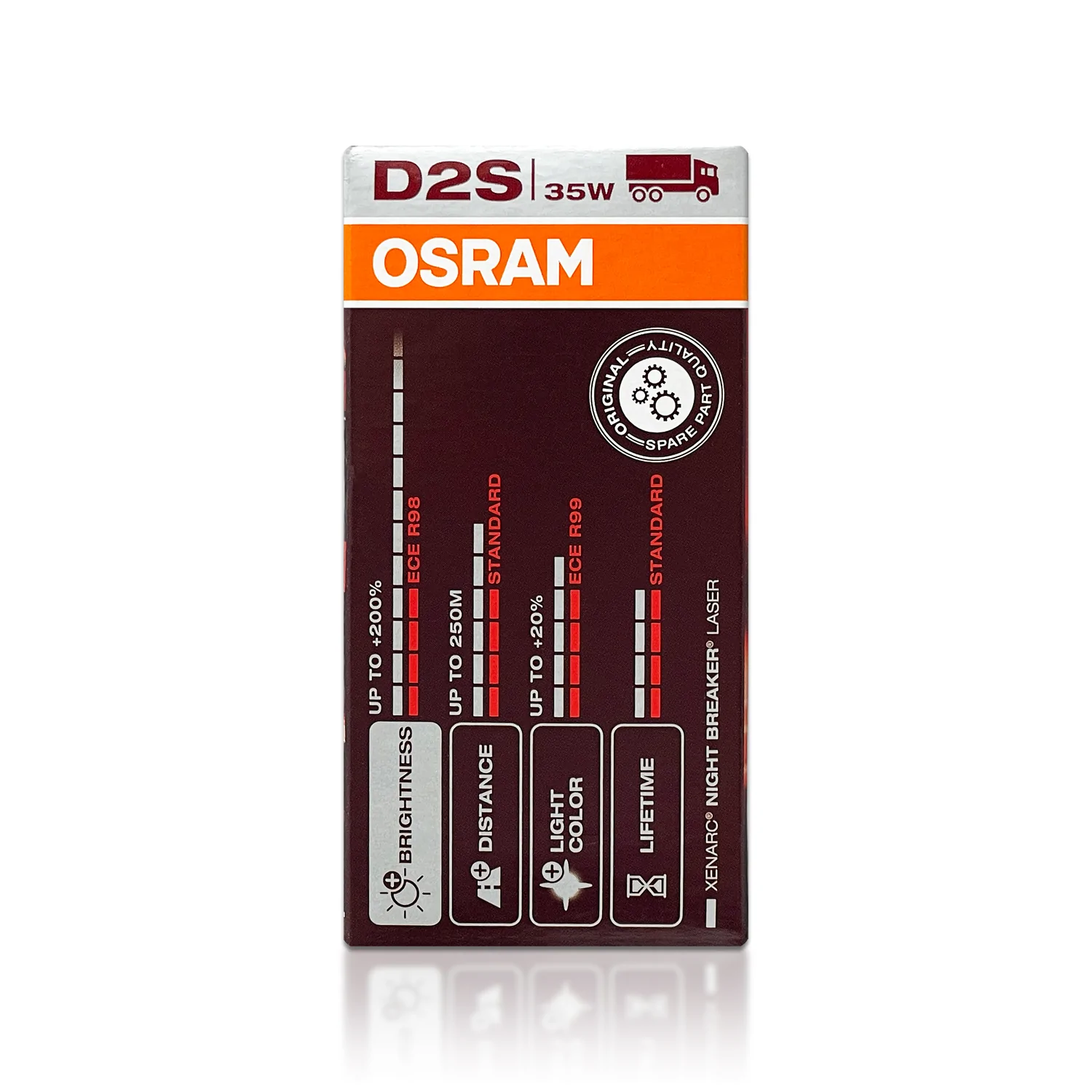 Xenonpære D2S Osram Xenarc Night Breaker Laser +200% - 1 stk. – bilde 4