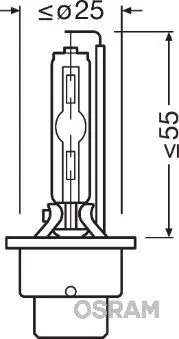 Xenonpære D2S Osram Xenarc Night Breaker Laser +200% - 1 stk. – bilde 9