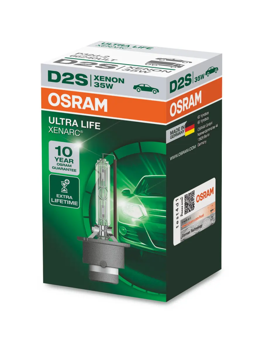 Xenonpære D2S Osram Xenarc Ultra Life Extra Lifetime - 1 stk.