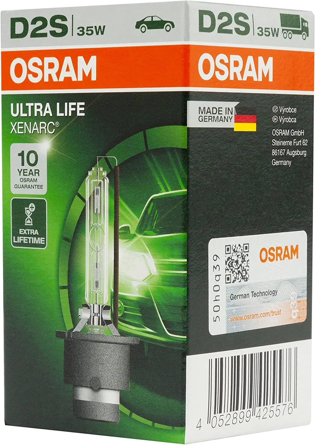Xenonpære D2S Osram Xenarc Ultra Life Extra Lifetime - 1 stk. – bilde 4
