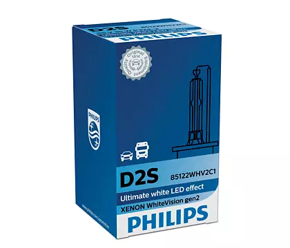 Xenonpære D2S Philips WhiteVision gen2 Ultimate White LED Effect - 1 stk. Image 1