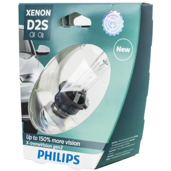 Xenonpære D2S Philips X-tremeVision gen2 +150% - 1 stk. – bilde 5