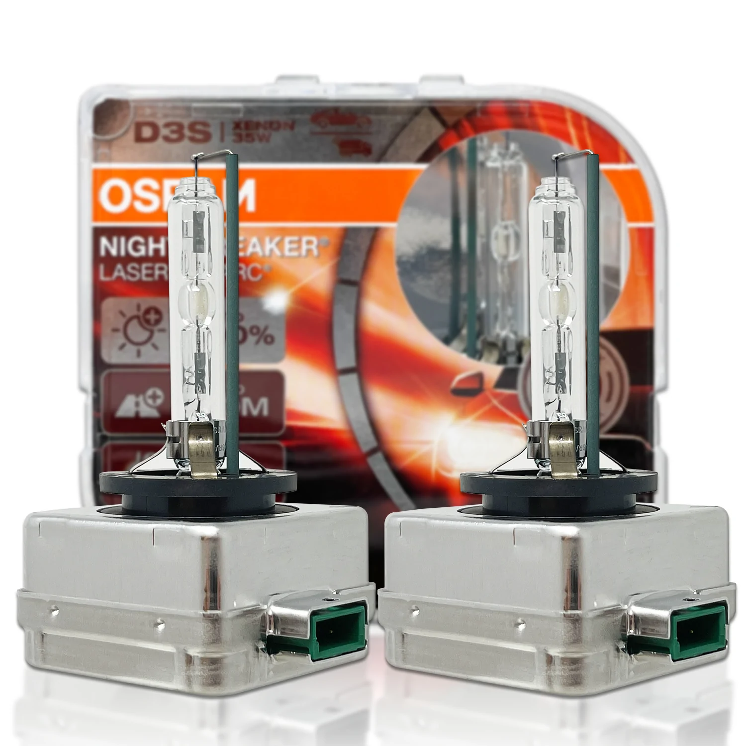 Xenonpære D3S Osram Xenarc Night Breaker Laser +220% (Next Gen) - sett 2 stk. – bilde 6