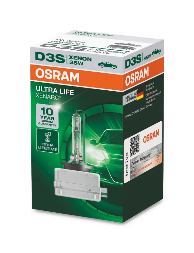 Xenonpære D3S Osram Xenarc Ultra Life Extra Lifetime - 1 stk.