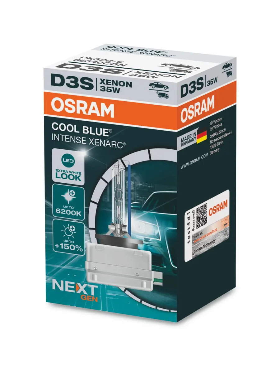 Xenonpære D3S Xenarc Osram Cool Blue Intense (NEXT GEN) - 1 stk.