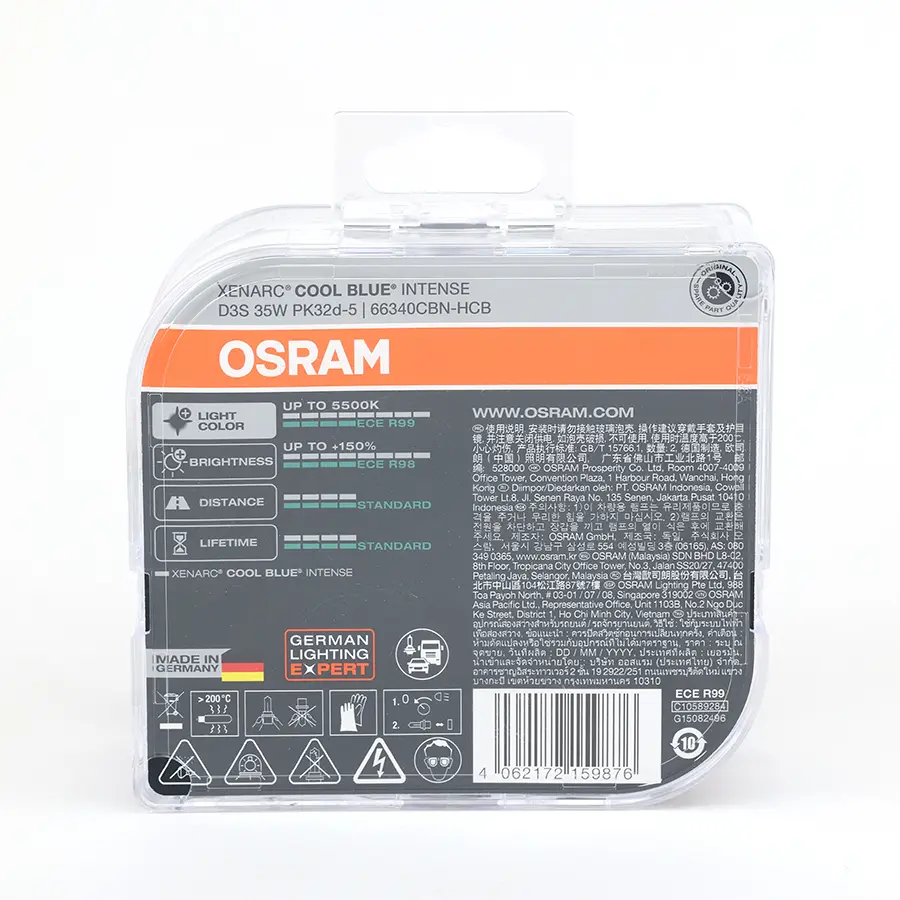 Xenonpære D3S Xenarc Osram Cool Blue Intense (NEXT GEN) - 2 stk. Image 3