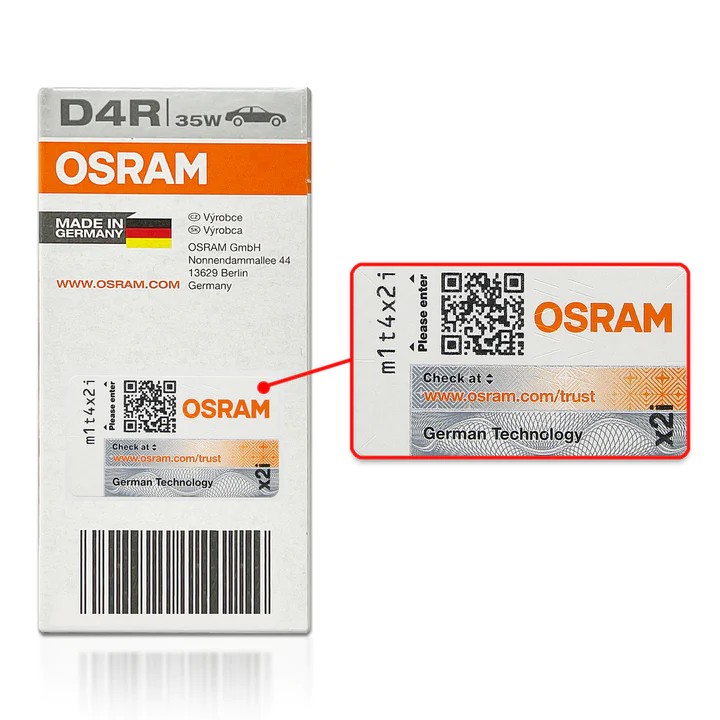 Xenonpære D4R Osram Xenarc Original Line - 1 stk. – bilde 7