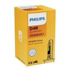 Xenonpære D4R Philips Xenon Vision - 1 stk.