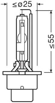 Xenonpære D4S Osram Xenarc Night Breaker Laser +220% (Next Gen) - 1 stk. – bilde 5