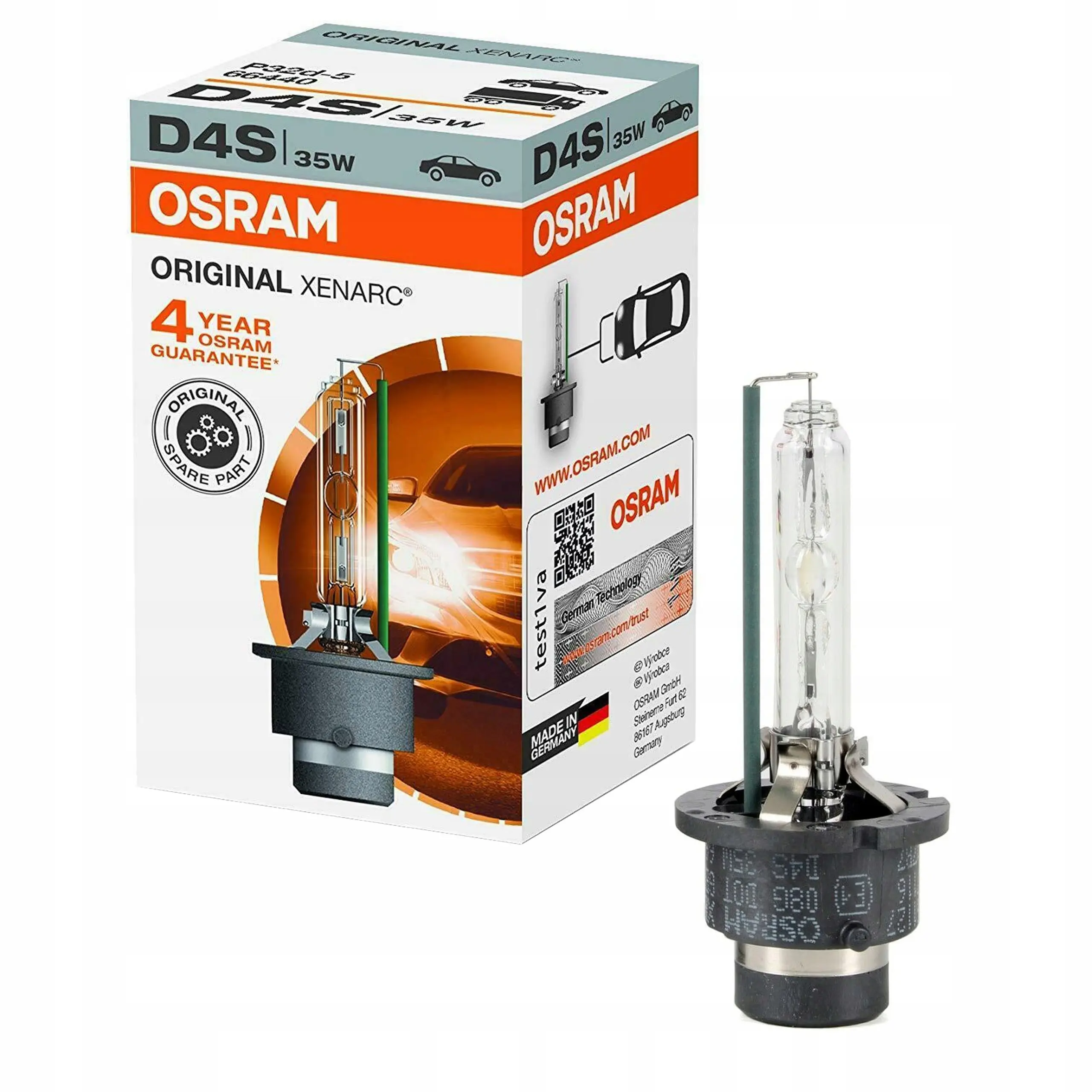 Xenonpære D4S Osram Xenarc Original Line - 1 stk. – bilde 7