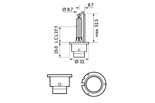 Xenonpære D4S Philips Xenon Vision - 1 stk. Image 4
