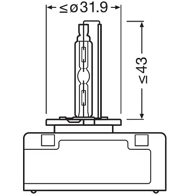 Xenonpære D5S Osram Xenarac Original Line - 1 stk. Image 4